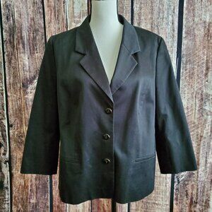 Louis Feraud Black Blazer USA Size 16